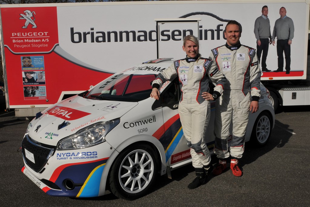 Kim Madsen og Line Lykke Jensen står overfor karrierens største udfordring, når de starter i Rallye Deutschland
(Foto: Rallypics.dk)